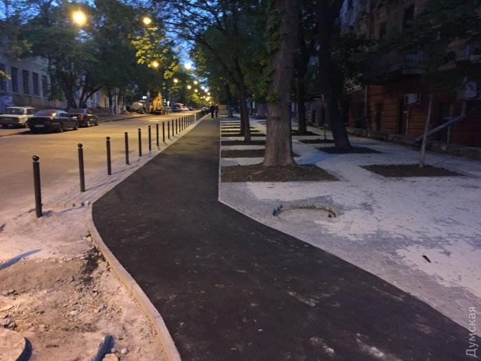 Стаття Ремонт Ольгиевской: велодорожка получается симпатичной Утренний город. Одеса