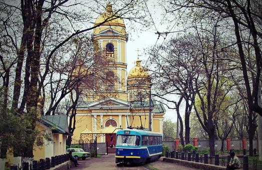 Стаття Фото дня: одесский трамвай на Алексеевской площади (ФОТО) Утренний город. Одеса