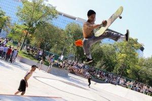Стаття В Одессе открыли самый большой скейт-парк в Украине Утренний город. Одеса