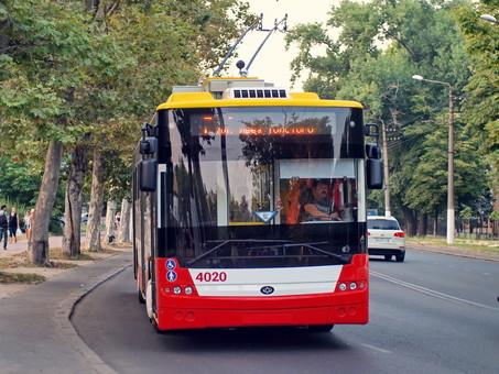 Статья Фото дня: новые троллейбусы «Богдан» на улицах Одессы Утренний город. Одесса