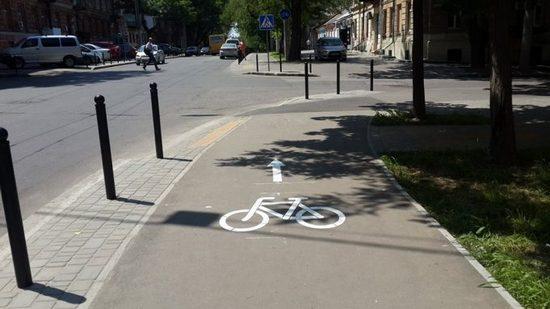Стаття На одесской велодорожке появилась разметка (ФОТО) Ранкове місто. Одеса