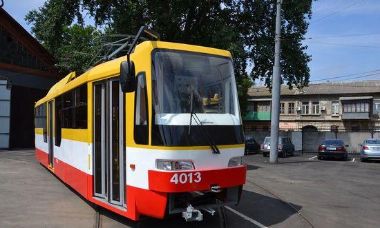 Стаття На улицах Одессы будет курсировать еще один низкопольный трамвай Ранкове місто. Одеса