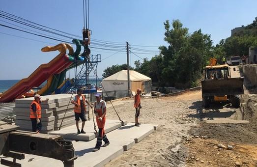 Стаття В Одессе завершают строительство опор для эстакады на Трассе здоровья Ранкове місто. Одеса