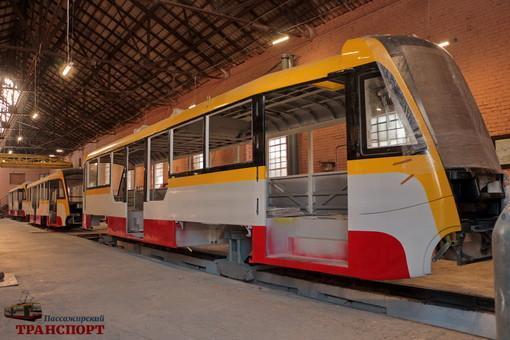 Стаття Как в Одессе строят новые трамваи «Одиссей» (ФОТО) Ранкове місто. Одеса