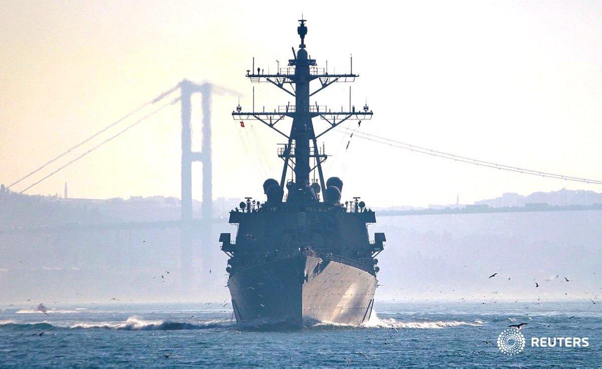 Стаття Военный корабль США зашел в Черное море для учений с участием Украины: фото Ранкове місто. Одеса