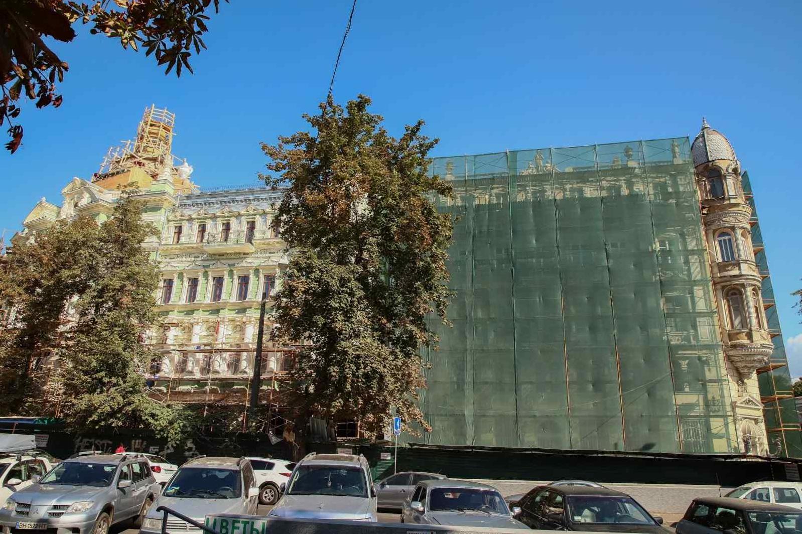 Стаття В Одессе начали реставрацию домов Либмана и Фальц-Фейна. Фото Ранкове місто. Одеса
