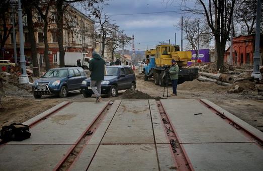 Стаття В Одессе завершают реконструкцию улицы Софиевской, а спуск Маринеско закончат в марте (ФОТО) Ранкове місто. Одеса