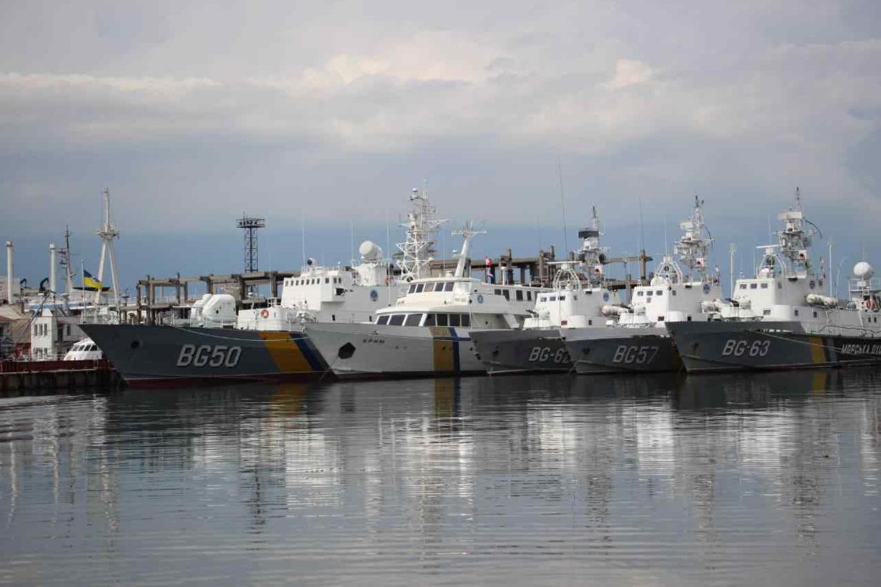 Стаття Морская охрана спустила на воду отремонтированные в Одессе корабли. Фото Ранкове місто. Одеса