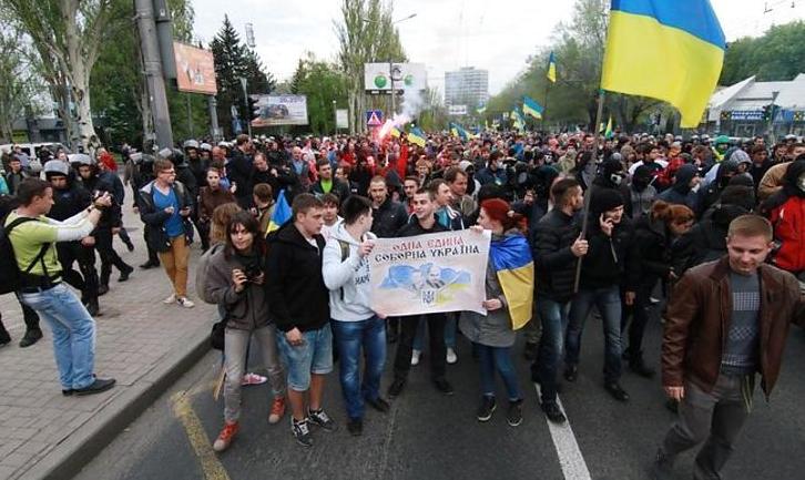 Стаття Шість років тому в Донецьку пройшов останній проукраїнський мітинг. ФОТО Ранкове місто. Одеса