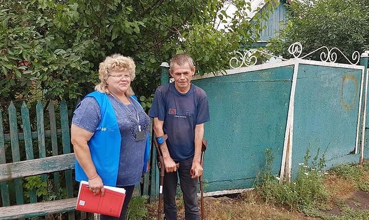 Стаття Волонтери доставили у прифронтове селище засоби реабілітації Ранкове місто. Одеса