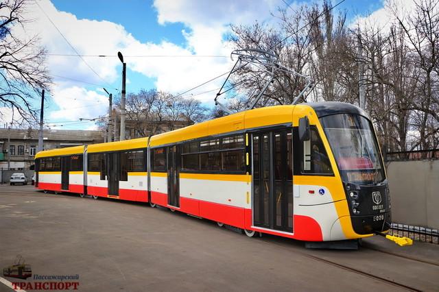 Стаття В Одессе построили третий трехсекционный трамвай «Одиссей-Макс» (ВИДЕО) Ранкове місто. Одеса