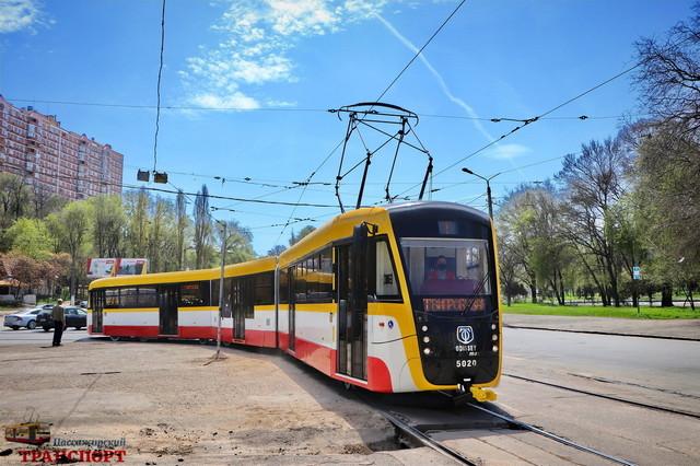 Стаття В Одессе запустили на маршруты третий трамвай «Одиссей-Макс» (ВИДЕО) Ранкове місто. Одеса