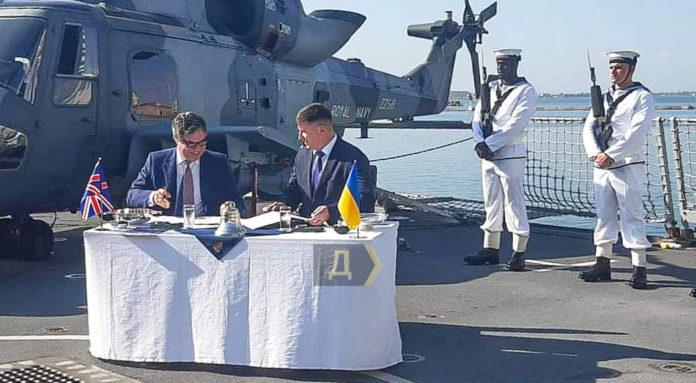 Стаття В Одессе на британском эсминце подписан договор о развитии ВМСУ — что известно? Ранкове місто. Одеса