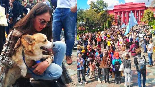 Стаття «Україна не шкуродерня»: украинцы в 30 городах вышли на Марш за животных Ранкове місто. Одеса