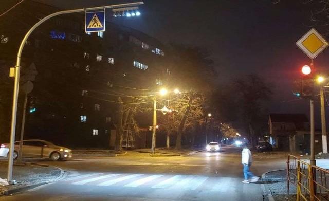 Статья В Одессе устроили подсветку на еще четырех пешеходных переходах Утренний город. Одесса