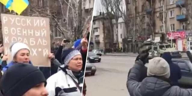 Стаття В Мелитополе проходит масштабный митинг против оккупантов Ранкове місто. Одеса