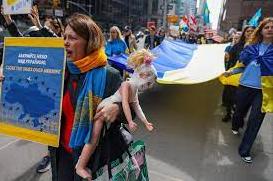 Стаття Спасите детей Украины! В городах мира прошли массовые марши (фото) Ранкове місто. Одеса