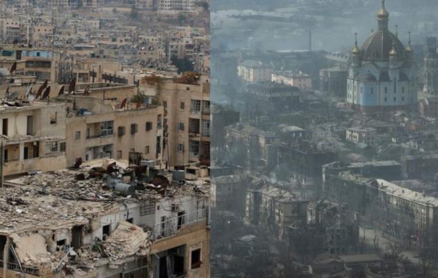 Стаття Окупанти перетворили Маріуполь на «друге Алеппо»: журналісти порівняли фото Ранкове місто. Одеса
