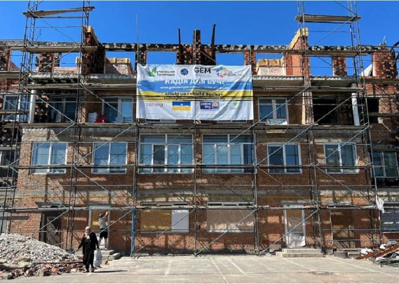 Стаття У Бучі десять будівель відновить американська організація Ранкове місто. Одеса