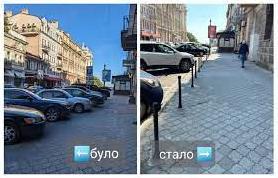 Стаття У самому центрі Одеси стовпчиками обмежили паркування (фото) Ранкове місто. Одеса