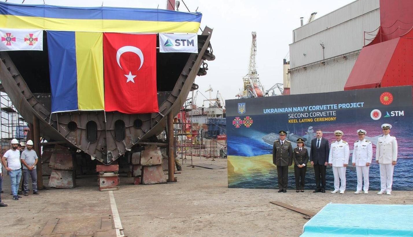 Стаття Заклали кіль: у Туреччині будують другий корвет для Чорноморського флоту України Ранкове місто. Одеса
